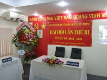 MỘT SỐ HÌNH ẢNH ĐẠI HỘI CHI BỘ CTY CP DỊCH VỤ BẾN THÀNH LẦN III NHIỆM KỲ 2015 - 2020